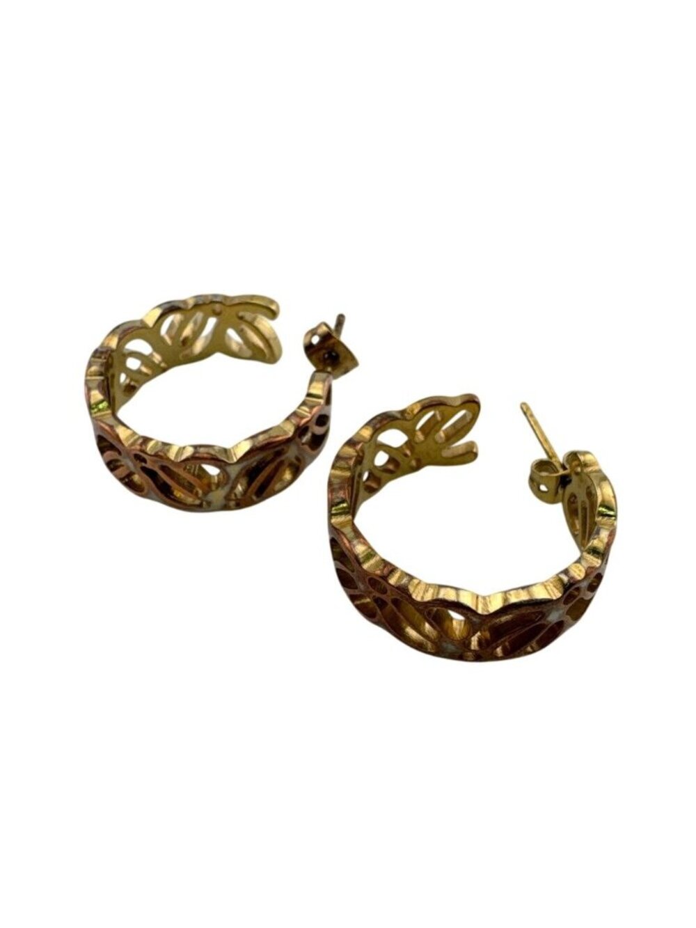 Loewe Hoop Anagram Earrings